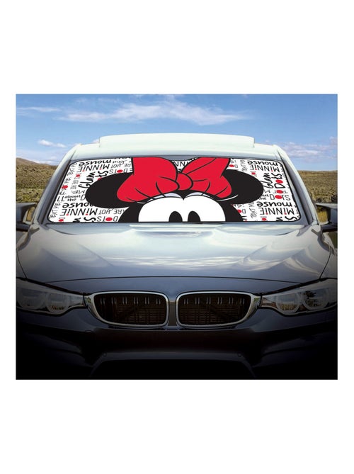 Pare-soleil avant-Disney Minnie- pour pare-brise de voiture 130 x 70 cm - Kiabi