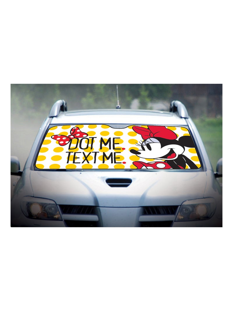 Pare-soleil avant-Disney Minnie- pour voiture SUV 150 x 80 cm Rouge - Kiabi