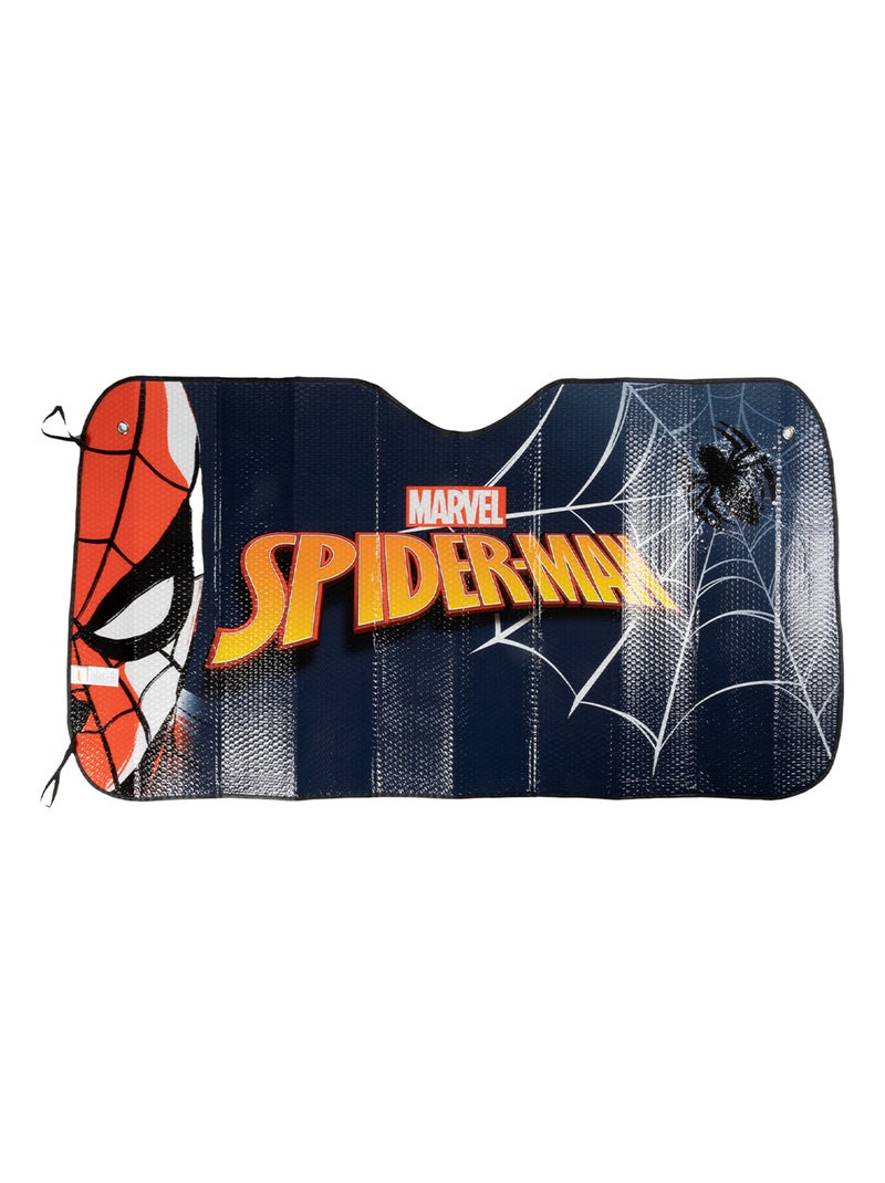 Pare-soleil avant pour pare-brise de voiture - Marvel Spiderman - 130 x 70 cm Rouge - Kiabi