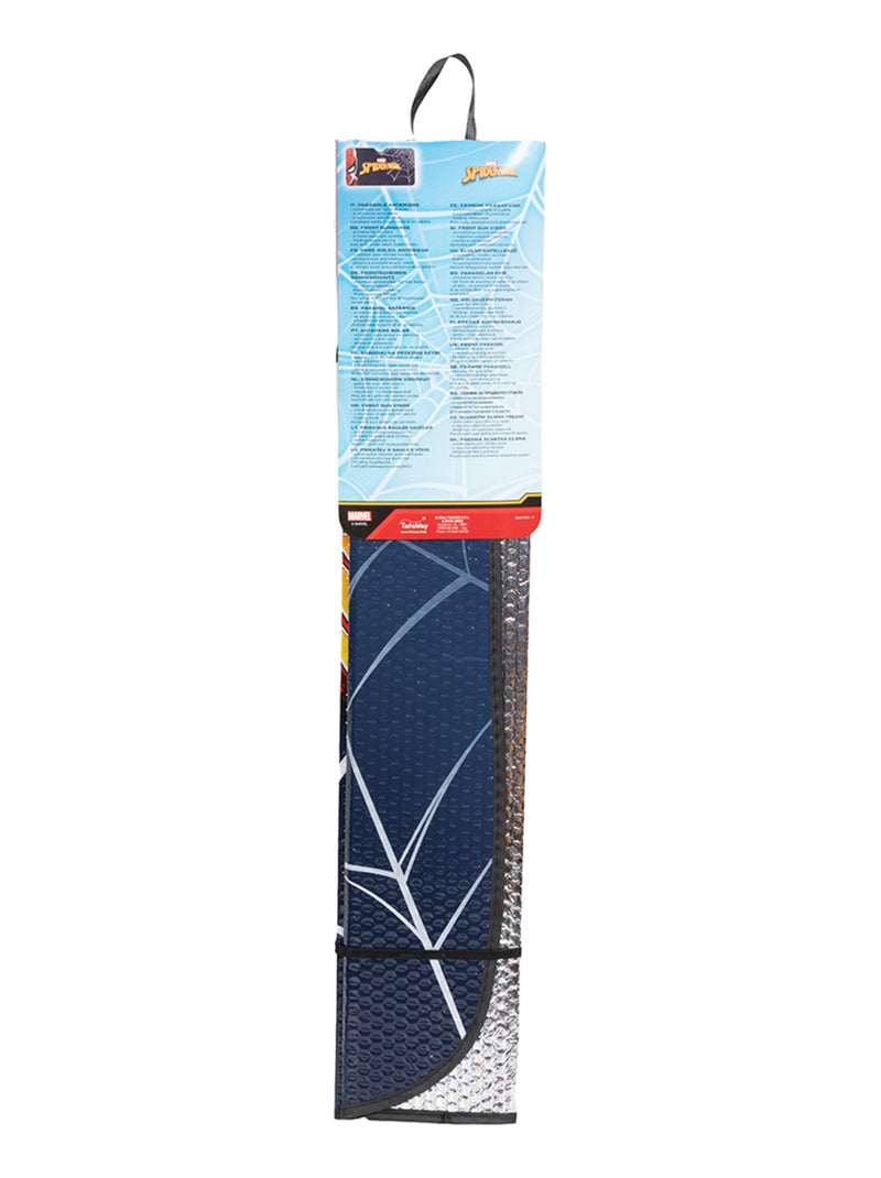 Pare-soleil avant pour pare-brise de voiture - Marvel Spiderman - 130 x 70 cm Rouge - Kiabi