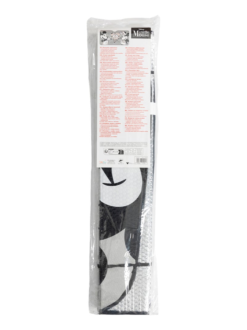 Pare-soleil avant pour voiture -Disney Mickey Mouse-  avec des graphismes Mickey et Minnie 130x70cm Gris - Kiabi
