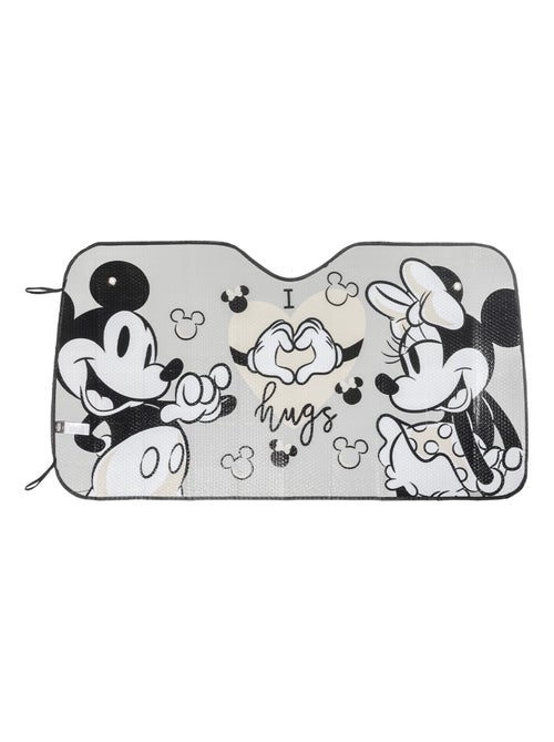 Pare-soleil avant pour voiture -Disney Mickey Mouse-  avec des graphismes Mickey et Minnie 130x70cm - Kiabi