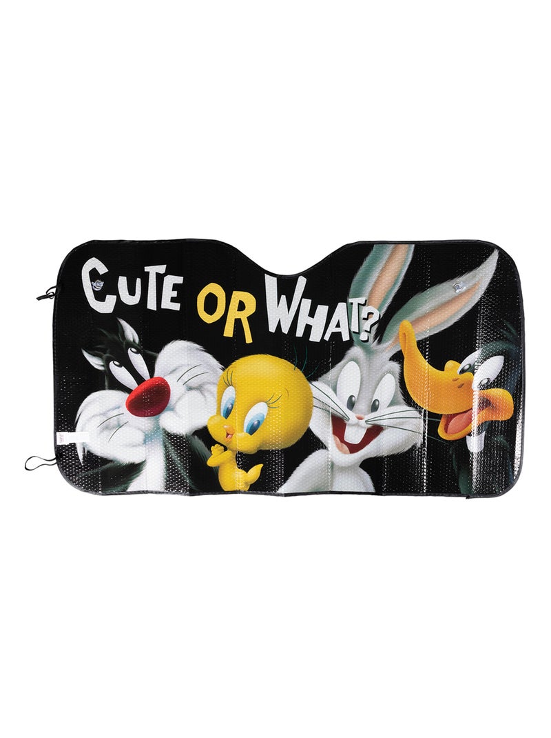 Pare-soleil avant pour voiture enfant fille Looney Tunes 130x70 cm Noir - Kiabi