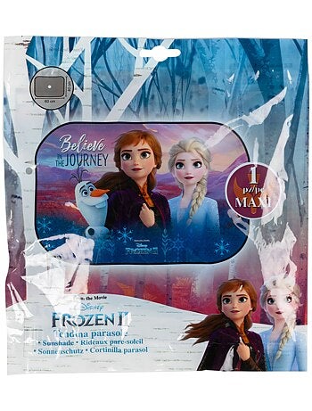 Pare-soleil latéral simple Frozen Anna et Elsa pour voiture