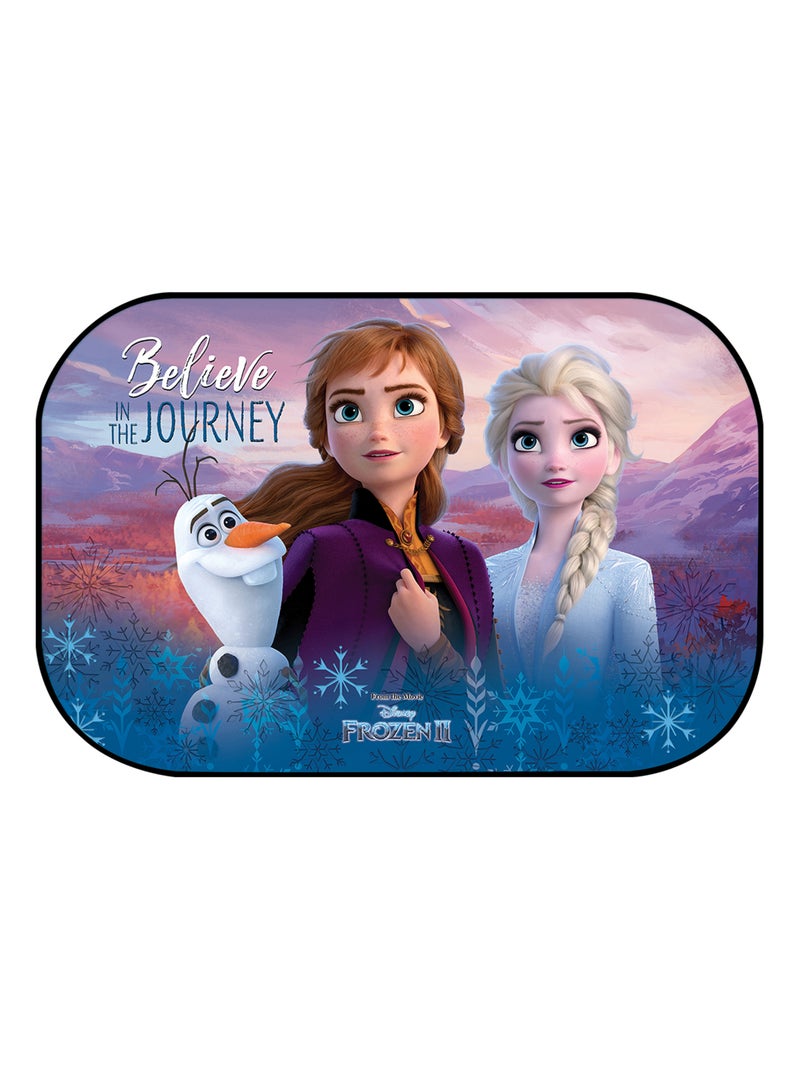 Pare-soleil latéral simple Frozen Anna et Elsa pour voiture Bleu Bleu ciel - Kiabi