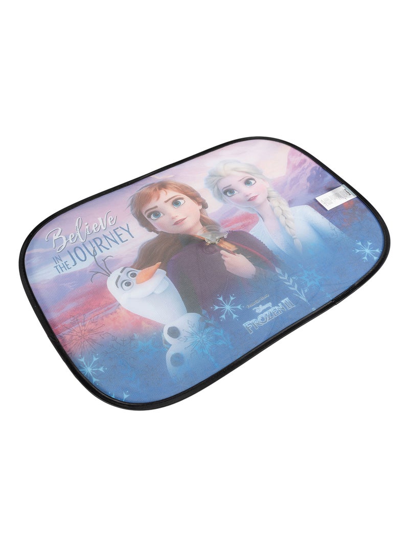 Pare-soleil latéral simple Frozen Anna et Elsa pour voiture Bleu Bleu ciel - Kiabi
