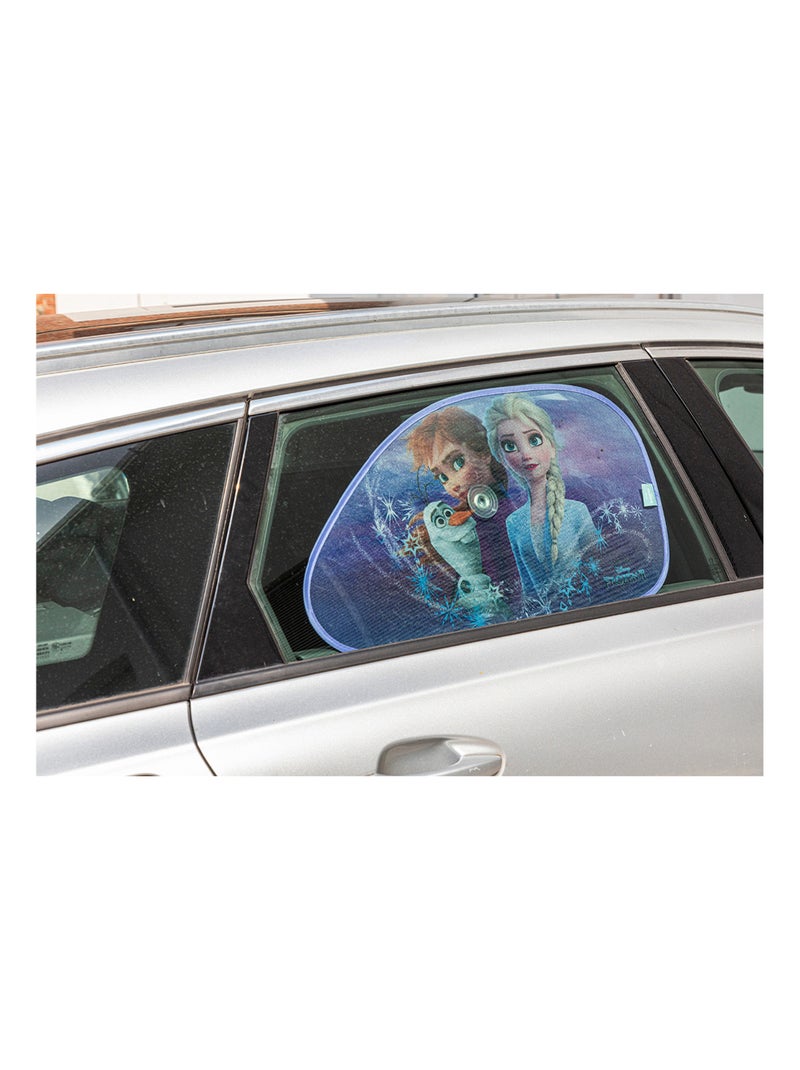 Pare-soleil latéraux pour voitures, trapèze Disney La reine des neiges Bleu Bleu ciel - Kiabi