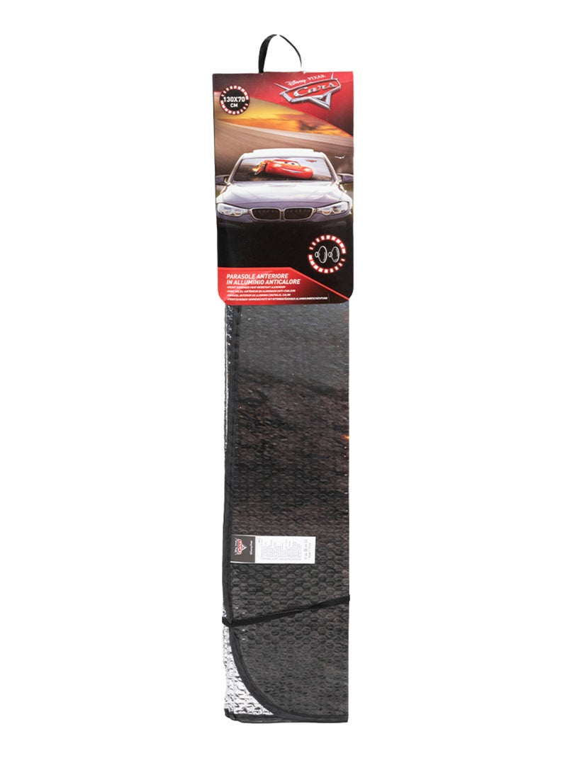 Pare-soleil pour pare-brise avant- Disney Cars-  Cars Lightning McQueen 130 x 70 cm Rouge - Kiabi
