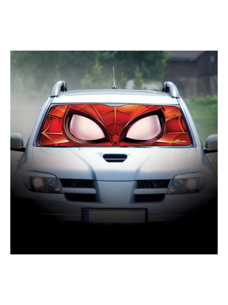 Pare-soleil pour pare-brise avant de voiture-Marvel Spiderman- SUV 150x80cm Rouge - Kiabi