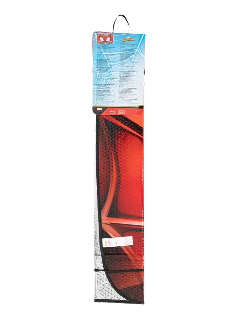 Pare-soleil pour pare-brise avant de voiture-Marvel Spiderman- SUV 150x80cm Rouge - Kiabi