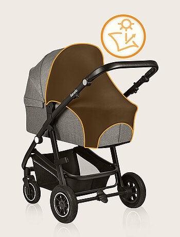 Pare-soleil poussette - LIONELO - Taille Universelle - Montage Facile - UPF50+