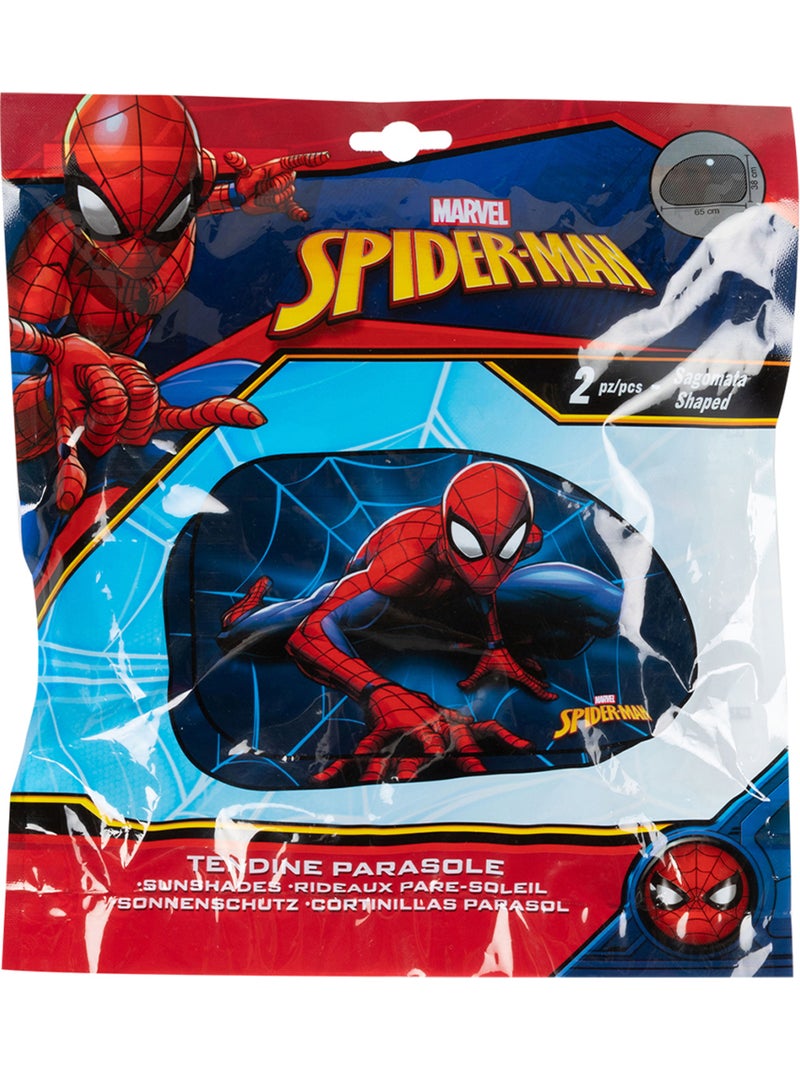 Pare-soleil simple face pour voitures, trapèze Marvel Spiderman Rouge - Kiabi