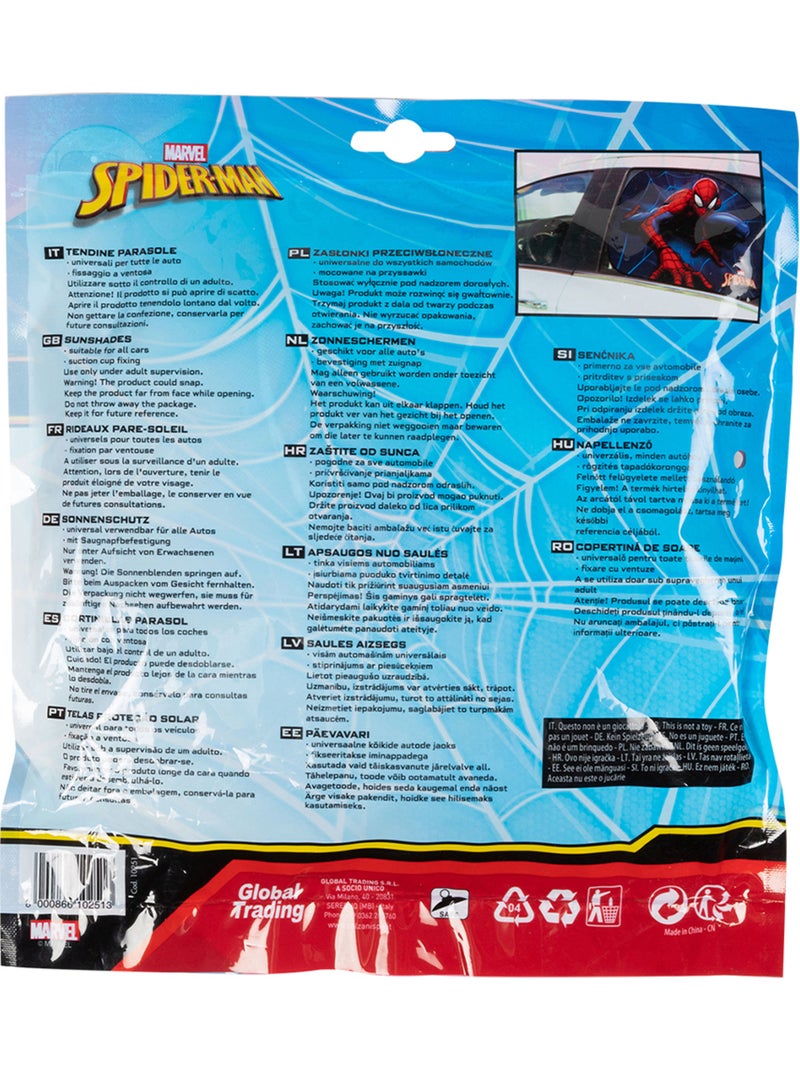 Pare-soleil simple face pour voitures, trapèze Marvel Spiderman Rouge - Kiabi