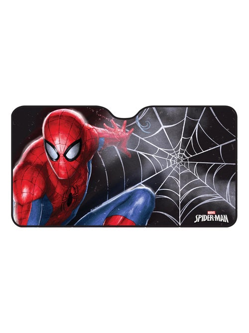 Pare-soleil universel -Marvel Spiderman- résistant chaleur pour pare-brise voiture 130x70 cm - Kiabi