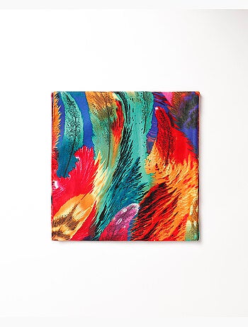 Paréo à plumes tropicales ADMAS pour femme
