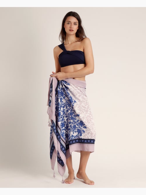 Paréo ADMAS Blue Garden pour femme - Kiabi Paréo ADMAS Blue Garden pour femme - Kiabi