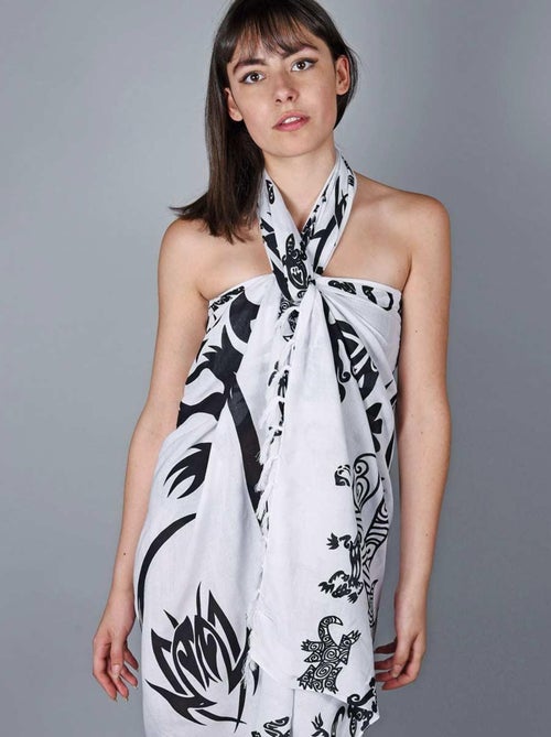 Paréo Batik Ethnik - Kiabi