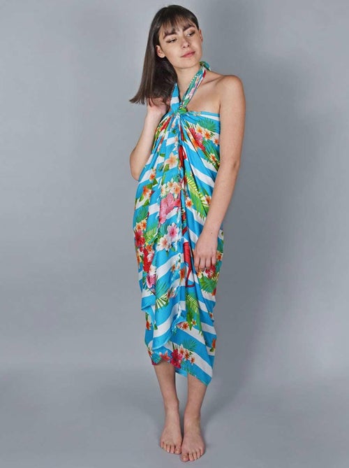 Paréo Batik Flamingo - Kiabi