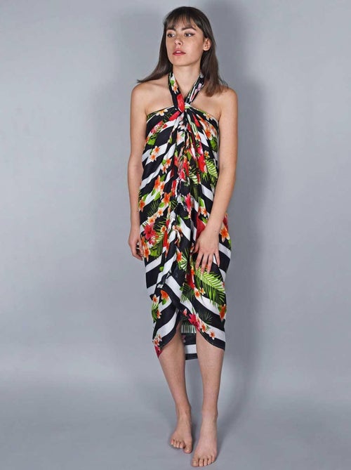 Paréo Batik Flamingo - Kiabi