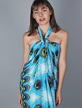 Paréo Batik Pavao Vert