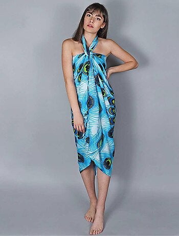 Paréo Batik Pavao Vert