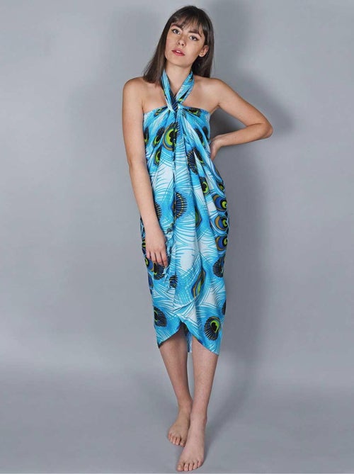 Paréo Batik Pavao Vert - Kiabi