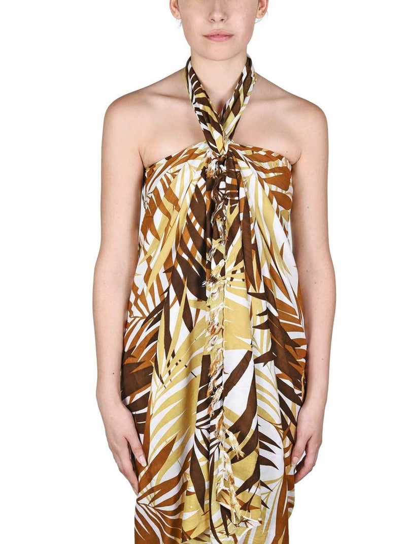 Paréo Batik Savana Marron - Kiabi