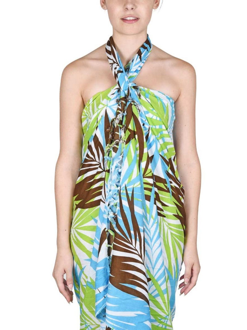Paréo Batik Savana Multicolore - Kiabi