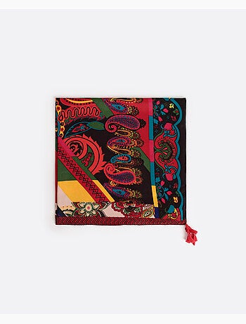 Paréo cachemire multicolore ADMAS pour femme