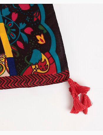 Paréo cachemire multicolore ADMAS pour femme
