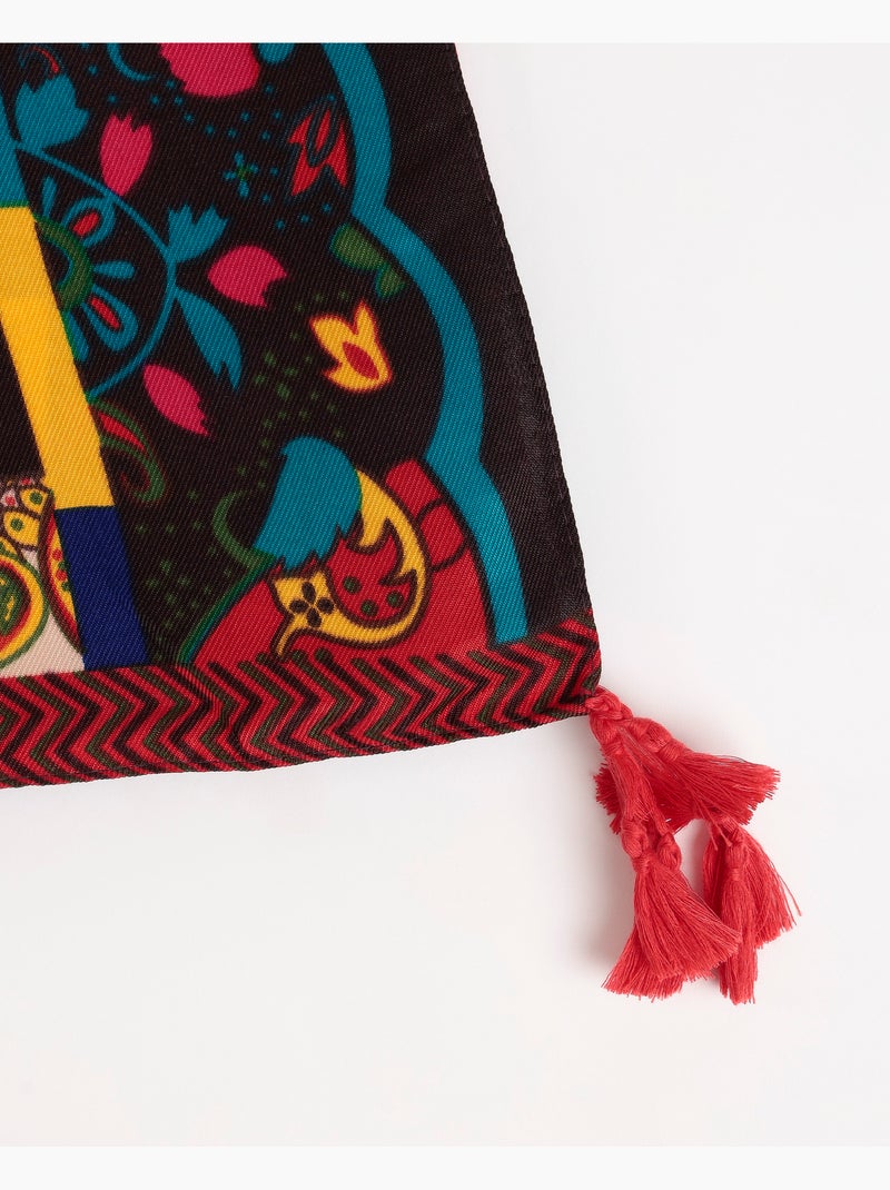 Paréo cachemire multicolore ADMAS pour femme Multicolore - Kiabi