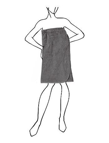 Paréo de bain en coton 82x160 cm LAGUNE, par Soleil d'Ocre