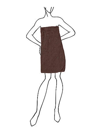 Paréo de bain en coton 82x160 cm LAGUNE, par Soleil d'Ocre