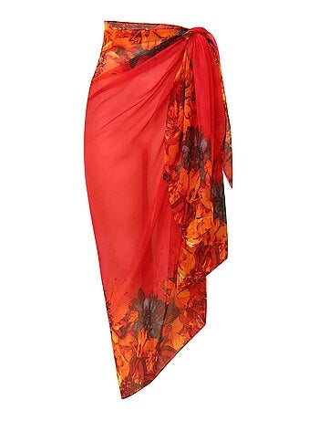 Paréo de plage FLORA