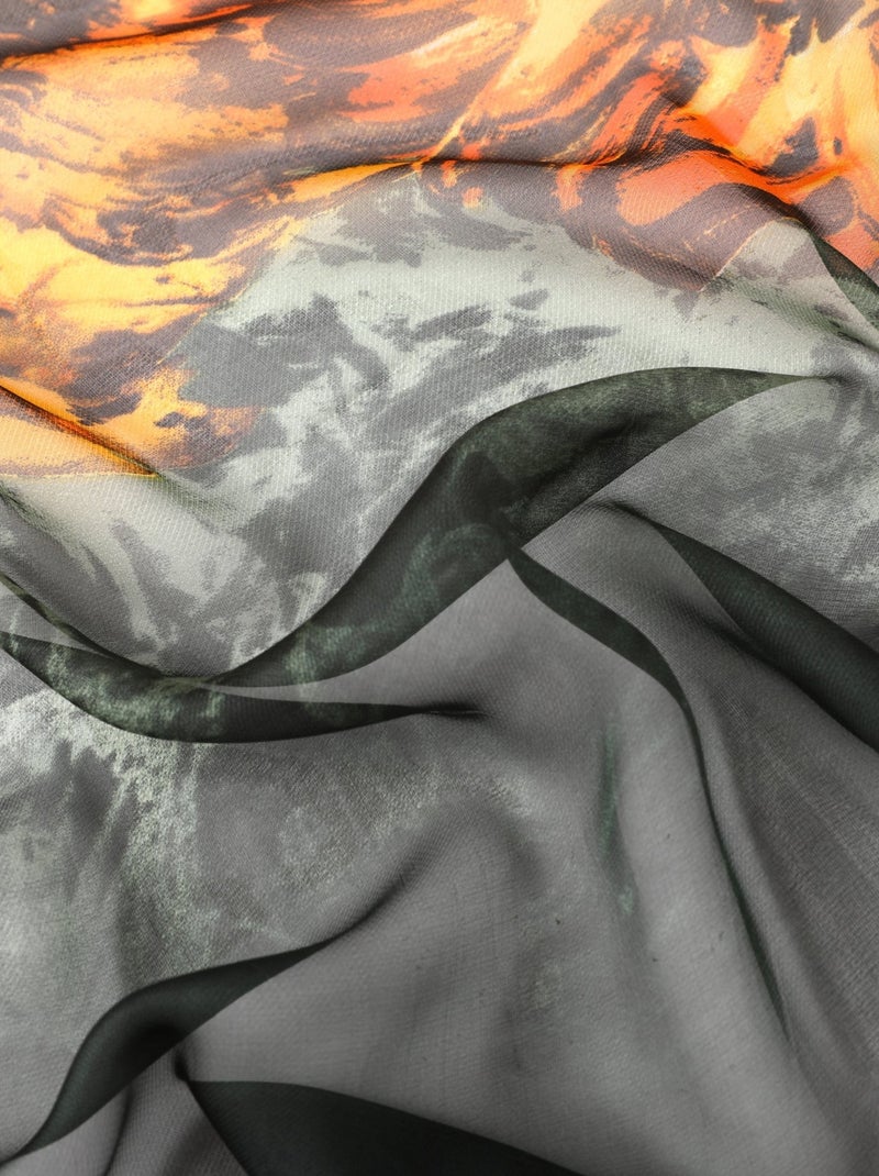 Paréo de plage FLORA Vert - Kiabi