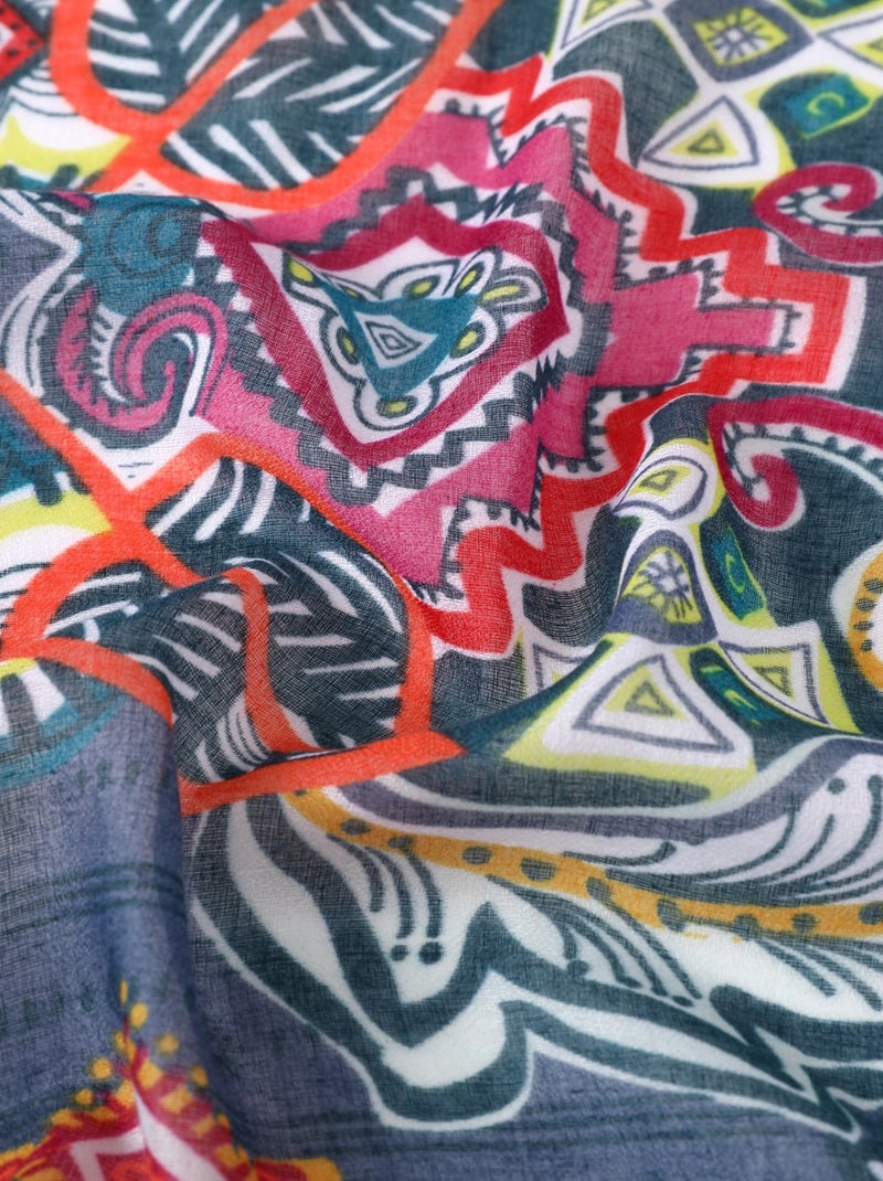 Paréo de plage GILDA Bleu marine - Kiabi