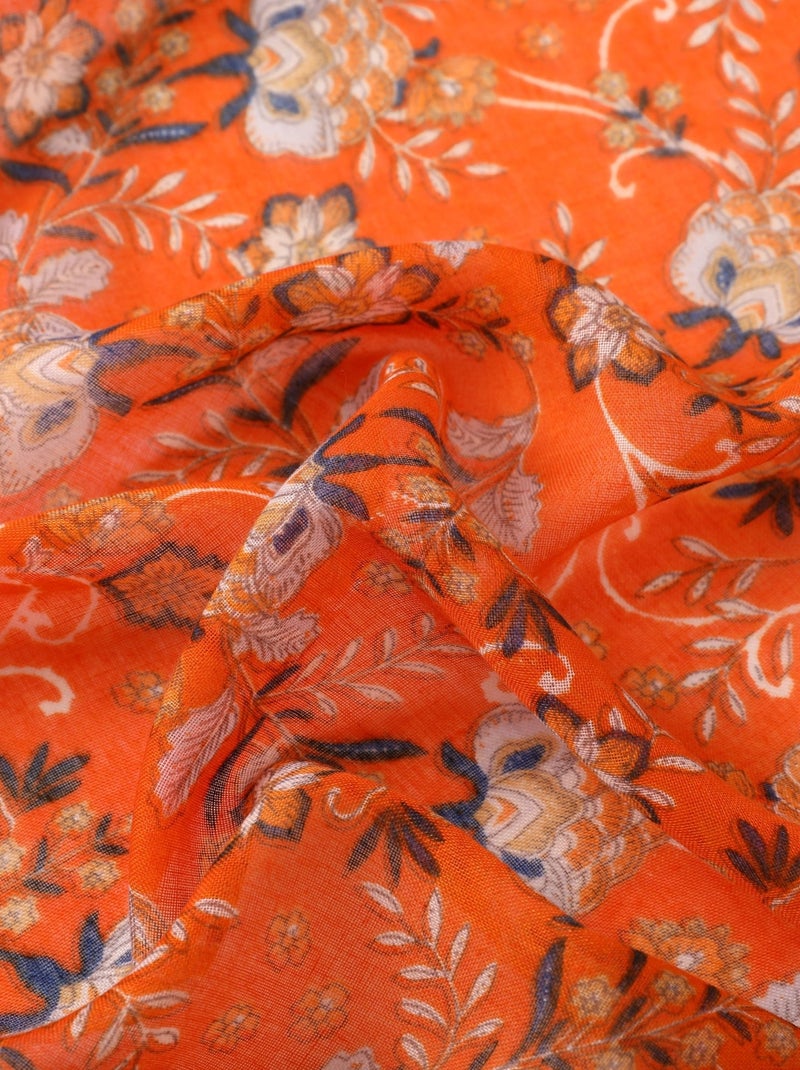 Paréo de plage GIORDANA Orange - Kiabi