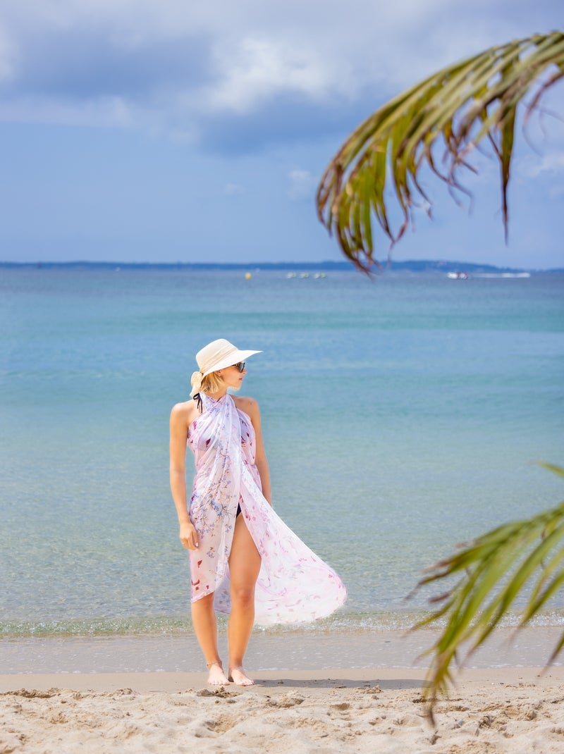 Paréo de plage GISELLA Rose - Kiabi