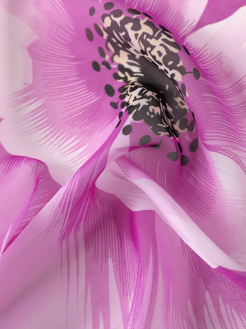 Paréo de plage Petit'URSULA Violet - Kiabi