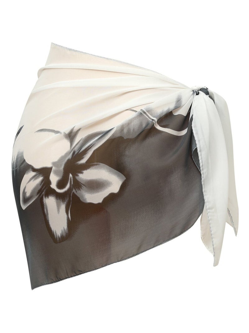 Paréo de plage SANDRA Noir - Kiabi