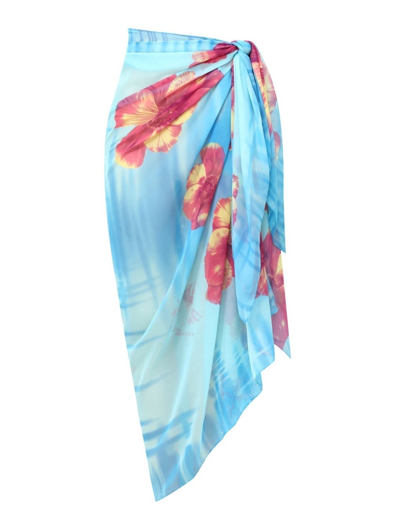 Paréo de plage TULIP Bleu - Kiabi