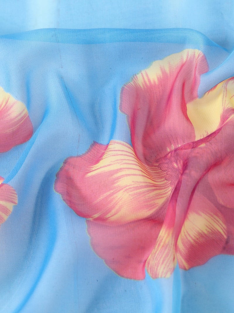 Paréo de plage TULIP Bleu - Kiabi