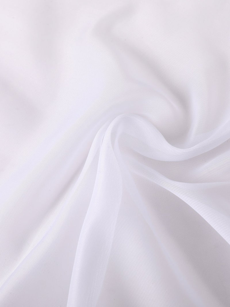 Paréo de plage Uni Blanc - Kiabi