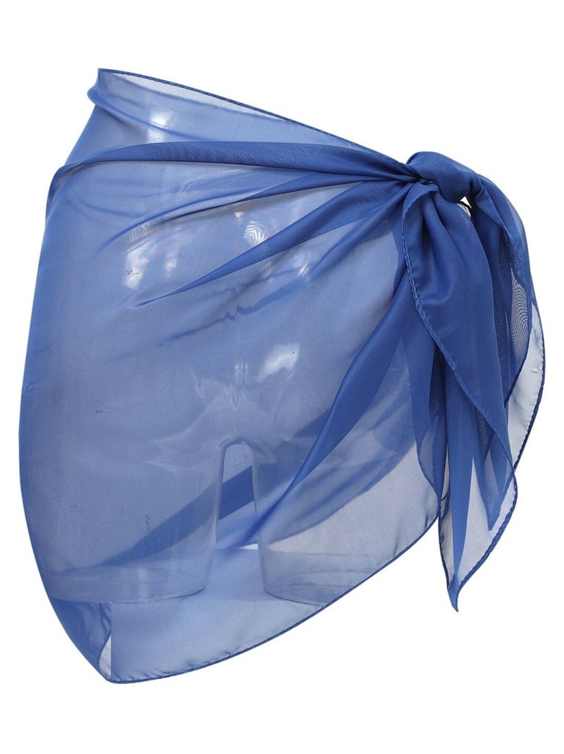 Paréo de plage Uni Bleu marine - Kiabi