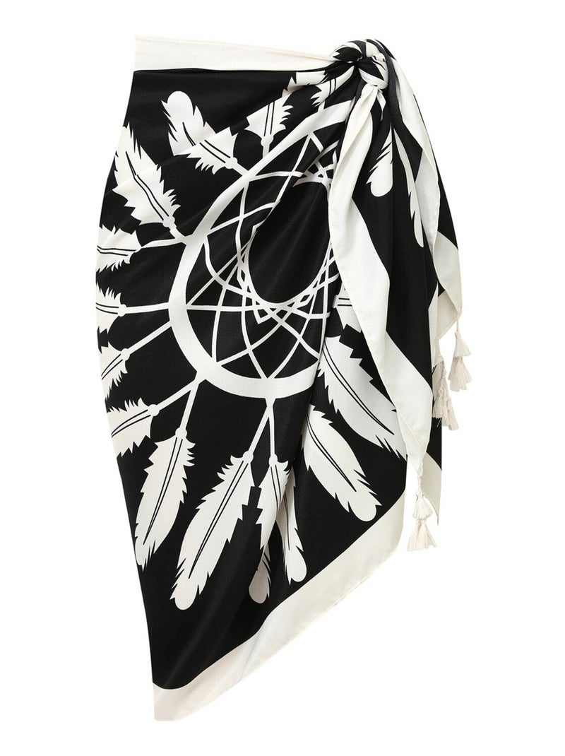 Paréo de plage ZOEA Noir - Kiabi