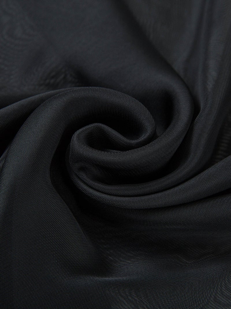 Paréo de Soie Black Marina Noir - Kiabi