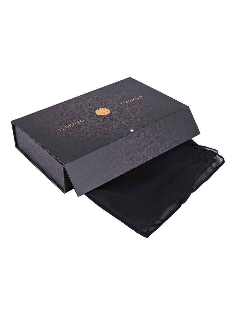 Paréo de Soie Black Marina Noir - Kiabi