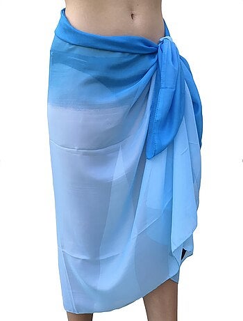 Paréo de Soie Blue Marina