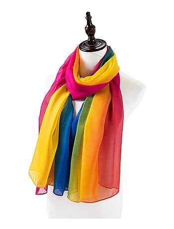 Paréo de Soie Multicolor Marina