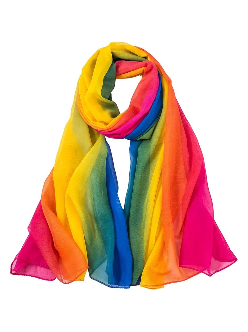 Paréo de Soie Multicolor Marina Multicolore - Kiabi